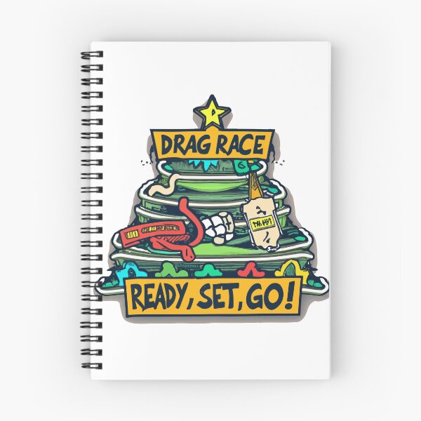 Item preview, Comic Drag Race Christmas Tree Countdown designed and sold by NiftyWrx.