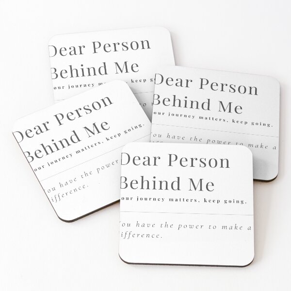 Item preview, Dear Person Behind Me: Your Journey matters, keep going designed and sold by TomorrowsRegret.