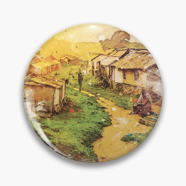 Item preview, African village Art Painting designed and sold by Wolagno.