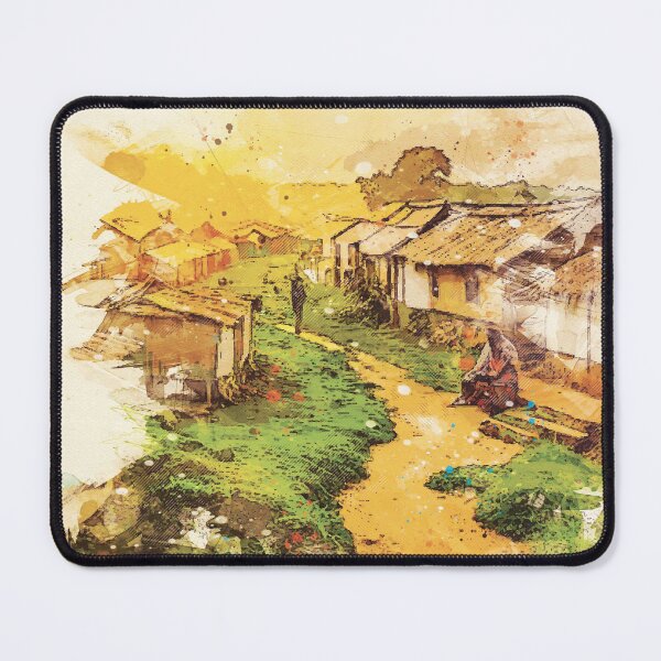 Item preview, African village Art Painting designed and sold by Wolagno.