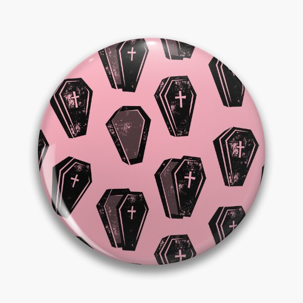 Item preview, Coffins - black on pink designed and sold by littlearrow.