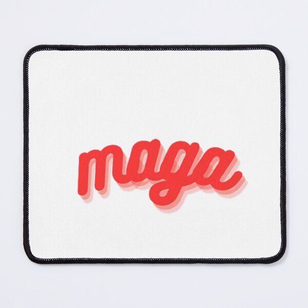 Item preview, MAGA hat Make America Great Again red text MAGA cap designed and sold by Siela.