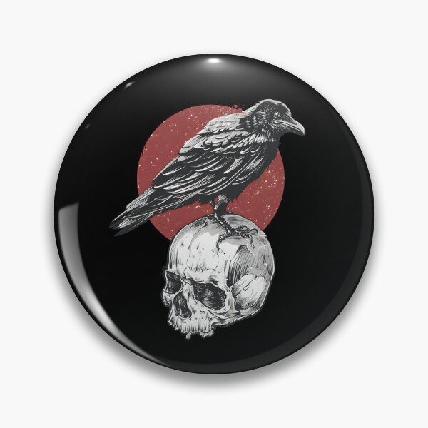 Item preview, Quoth the Raven with Skull designed and sold by SunMayDown.