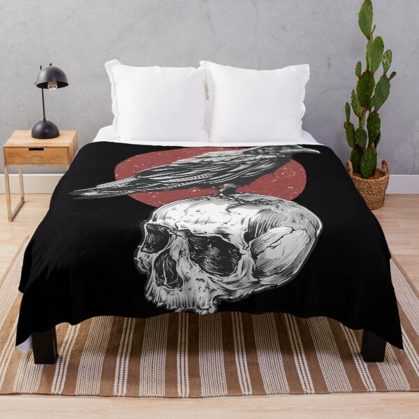 Item preview, Quoth the Raven with Skull designed and sold by SunMayDown.