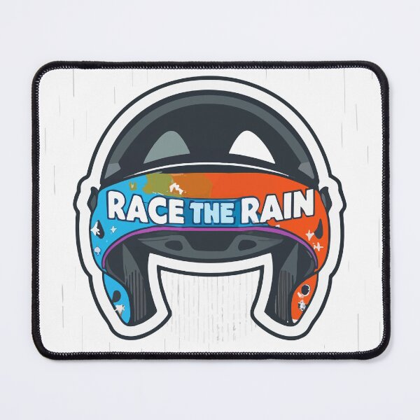 Item preview, Race the Rain Muscle Car Reflection Helmet Design designed and sold by NiftyWrx.