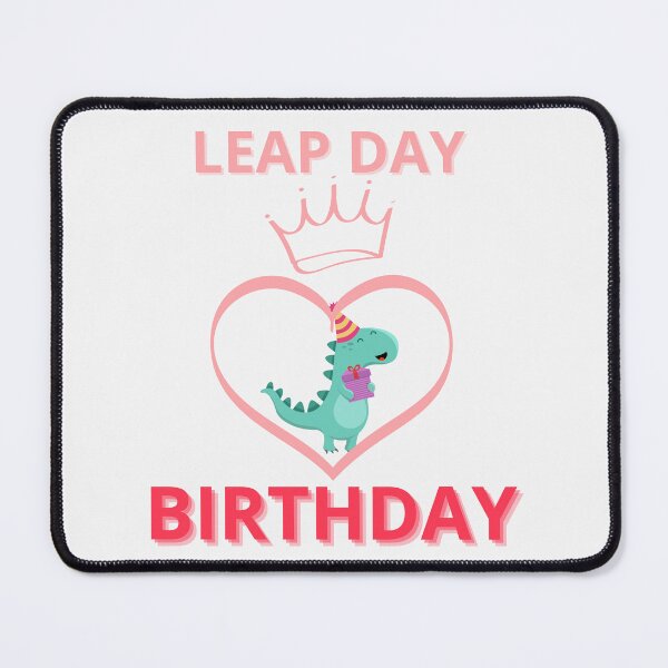Item preview, Leap day birthday Dinosaur designed and sold by NexCreation.