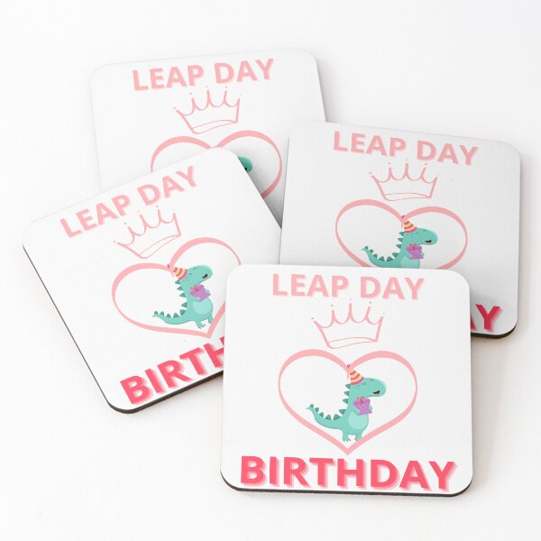 Item preview, Leap day birthday Dinosaur designed and sold by NexCreation.