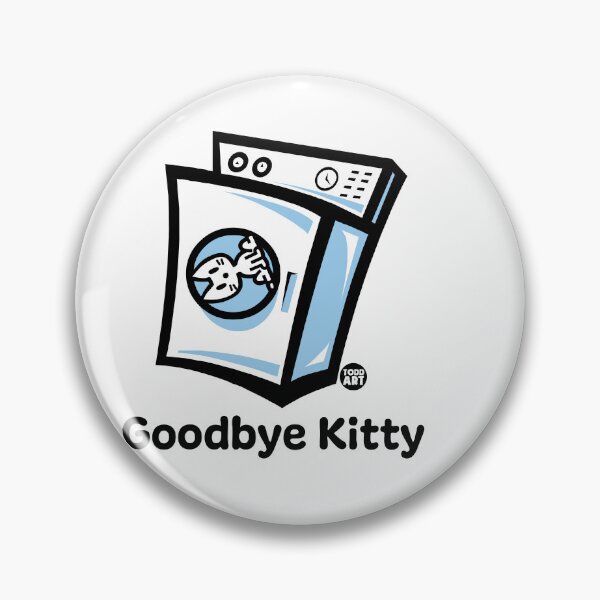 Item preview, GOODBYE KITTY - WASHING MACHINE designed and sold by TODD GOLDMAN.