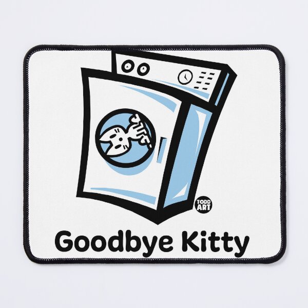 Item preview, GOODBYE KITTY - WASHING MACHINE designed and sold by TODD GOLDMAN.