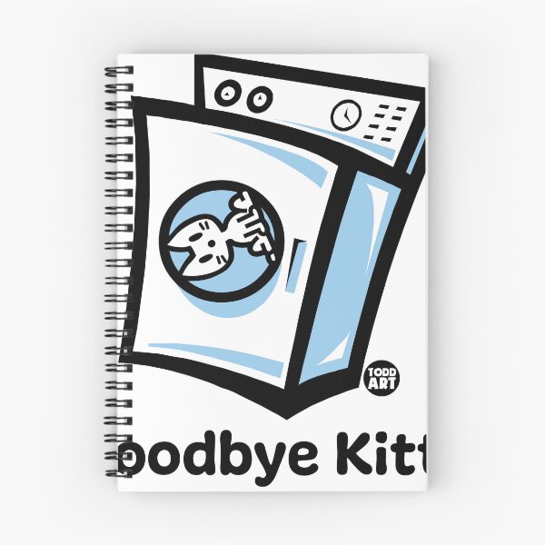 Item preview, GOODBYE KITTY - WASHING MACHINE designed and sold by TODD GOLDMAN.