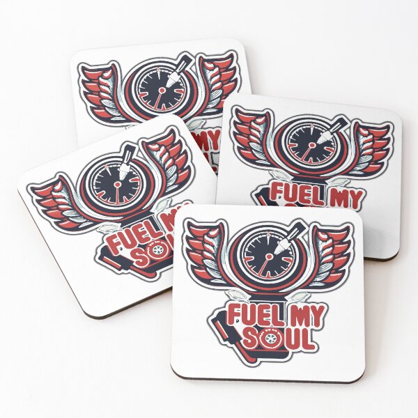 Item preview, Fuel My Soul - Muscle Car Enthusiasts Inspirational Sticker designed and sold by NiftyWrx.
