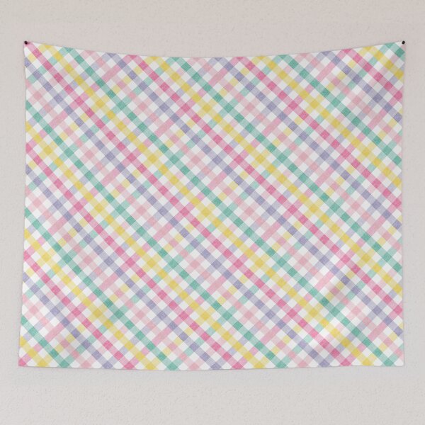 Item preview, Spring Plaid - Pink/Purple/Teal designed and sold by littlearrow.