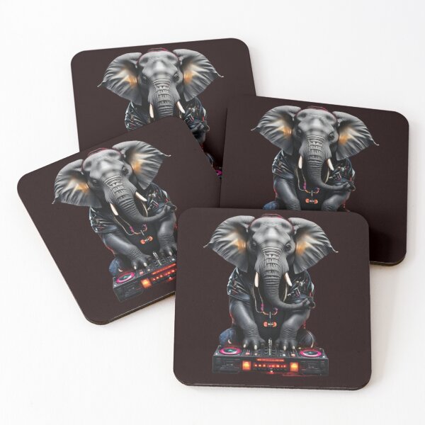 Item preview, Unique DJ Animal Designs - Gamer Elephant  designed and sold by vuslatmedia.
