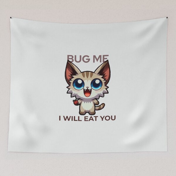 Item preview, Bug me I will eat you meme designed and sold by TevAr.