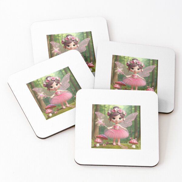 Item preview, Cute Pink Fairy designed and sold by JoyPhotoArt.