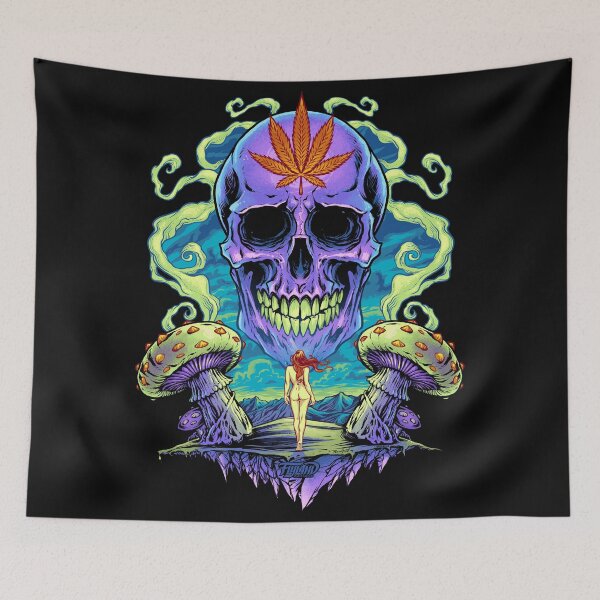 Item preview, Purple Cannabis Skull designed and sold by Brian Allen.