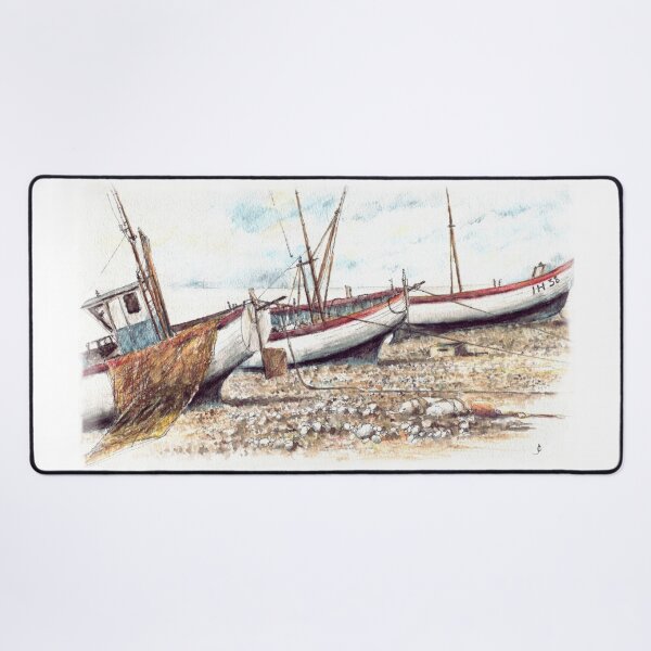 Item preview, Aldeburgh, Suffolk, England pen and watercolour drawing for charity designed and sold by JayTCee.