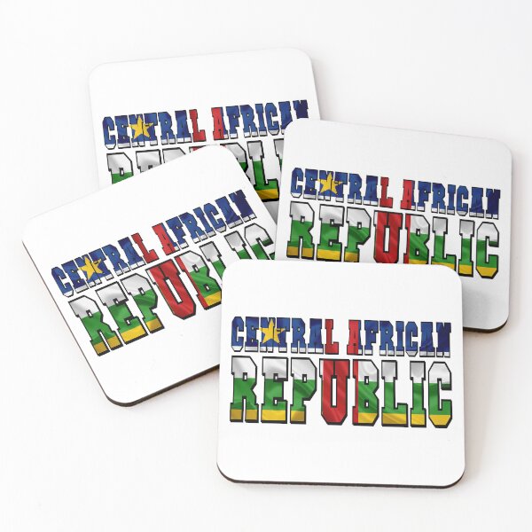 Item preview, Central African Republic Country Flag Typography designed and sold by TravelWish.
