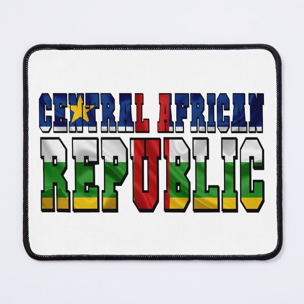 Item preview, Central African Republic Country Flag Typography designed and sold by TravelWish.