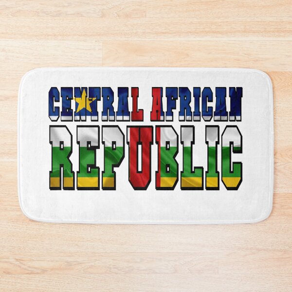 Item preview, Central African Republic Country Flag Typography designed and sold by TravelWish.