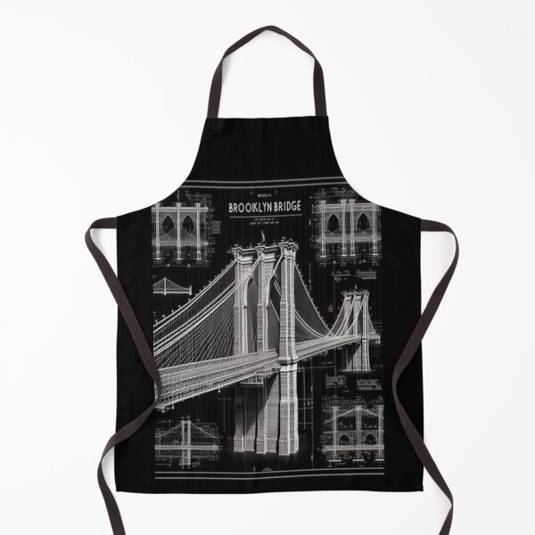 Item preview, Brooklyn bridge NYC, blue print  designed and sold by MogolArt.