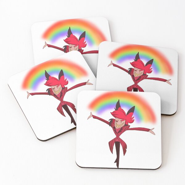 Item preview, Hazbin hotel Alastor Rainbow designed and sold by Creampeachy.