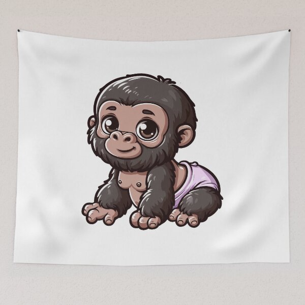 Item preview, Baby Gorilla  designed and sold by Apex-Ape.
