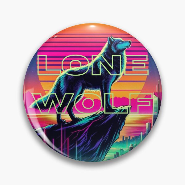 Artikelvorschau, LONE WOLF, Retro-Design entworfen und verkauft von GPrint001.