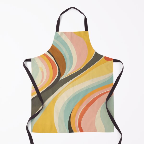 Item preview, Colorful Retro Style Curved Waves designed and sold by GrinGalore.