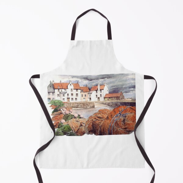 Item preview, Pittenweem, Scotland pen and watercolour drawing for charity designed and sold by JayTCee.