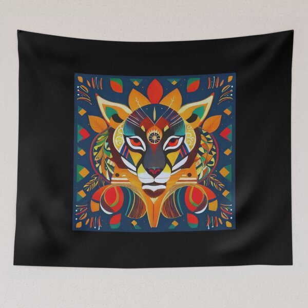 Item preview,  African lion  cartoon  animation designed and sold by VibeStyleShop.