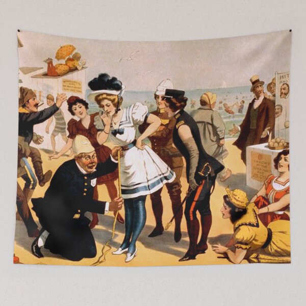 Item preview, Vintage Beach Scene designed and sold by teepossible.