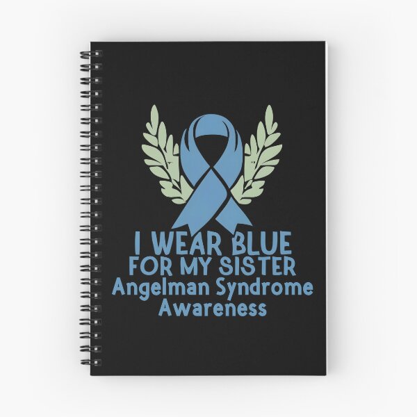 Item preview, I Wear Blue For My Sister Angelman Syndrome Awareness, Communication in Angelman Syndrome designed and sold by JustCrafted.