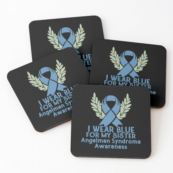 Item preview, I Wear Blue For My Sister Angelman Syndrome Awareness, Communication in Angelman Syndrome designed and sold by JustCrafted.