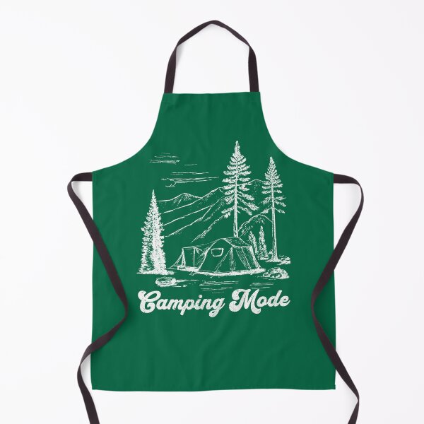 Item preview, Camping Mode Activated - Mountain and Pine Trees Lineart designed and sold by greenwhite25.