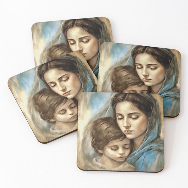 Item preview, pencil sketch with Our Lady and Her son Jesus designed and sold by bogfl.