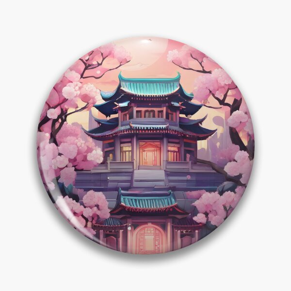 Item preview, Japanese Palace designed and sold by DemureArtsy.