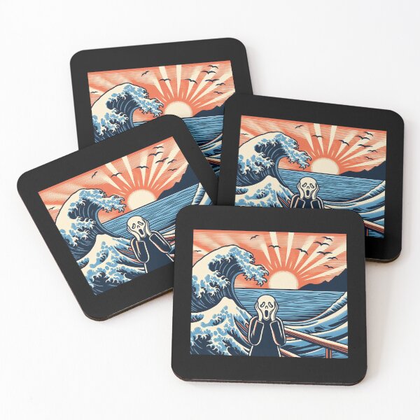 Item preview, The Great Scream off Kanagawa designed and sold by ArtFusion-Shop.