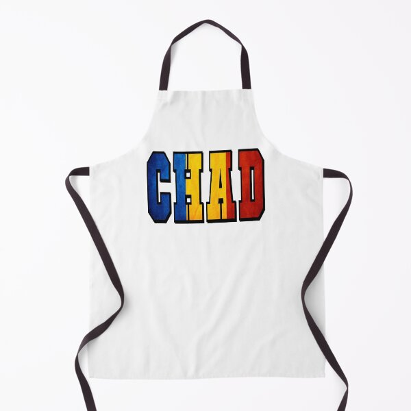 Item preview, Chad Country Flag Typography designed and sold by TravelWish.