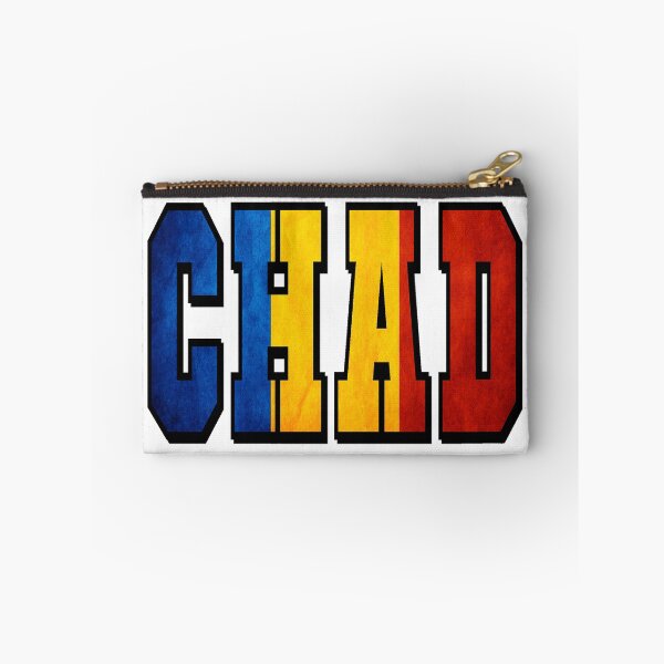 Item preview, Chad Country Flag Typography designed and sold by TravelWish.