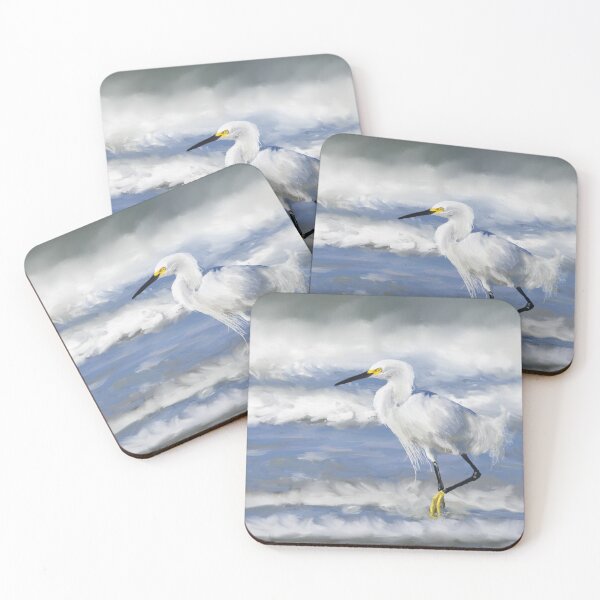 Item preview, Little Egret in the Waves designed and sold by Richard Nix.