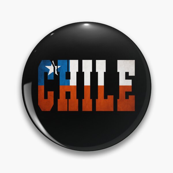 Artikelvorschau, Typografie der chilenischen Landesflagge entworfen und verkauft von TravelWish.