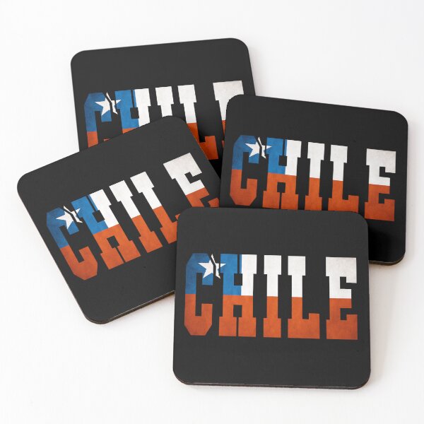 Item preview, Chile Country Flag Typography designed and sold by TravelWish.