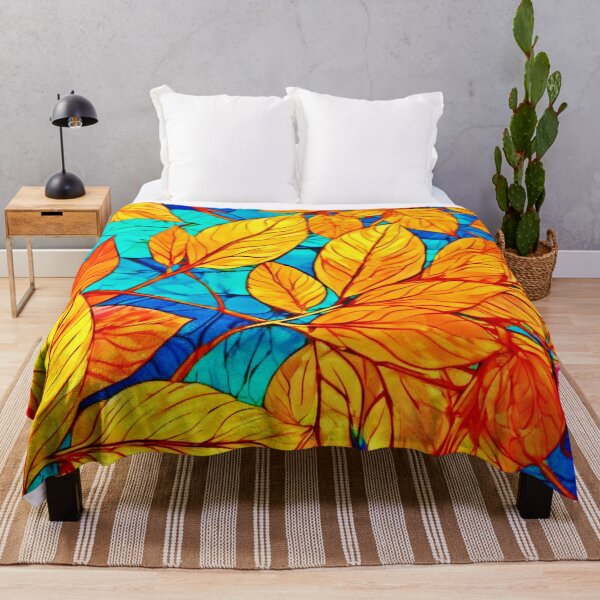 Item preview, Golden Fall Foliage: Bright Leaves Painting designed and sold by Health And Fitness Posts e-Store.