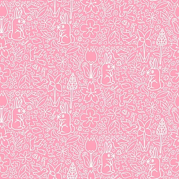 Artwork thumbnail, Pink Spring Pattern by Made of Maggic