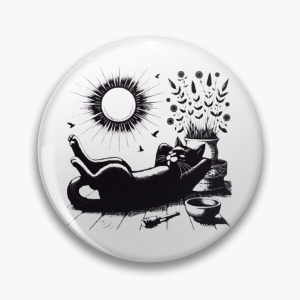 Item preview, The relaxed cat designed and sold by Estilo Ecléctico.