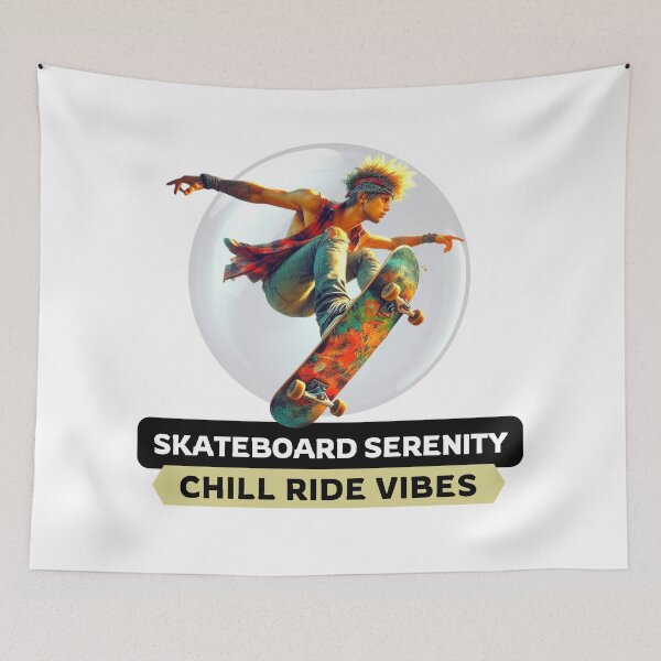 Item preview, Skateboard Serenity: Chill Ride Vibes designed and sold by Hungry-Murphy.