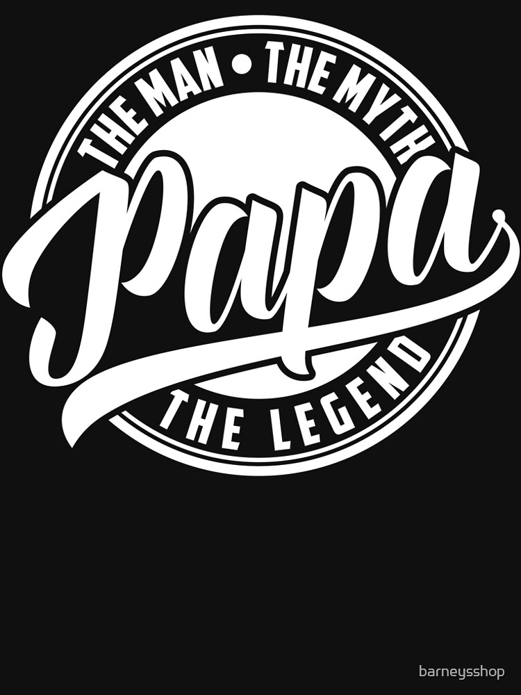 Thumbnail 6 von 6, Premium T-Shirt, PAPA - THE MAN THE MYTH THE LEGEND Kollektion designt und verkauft von barneysshop.