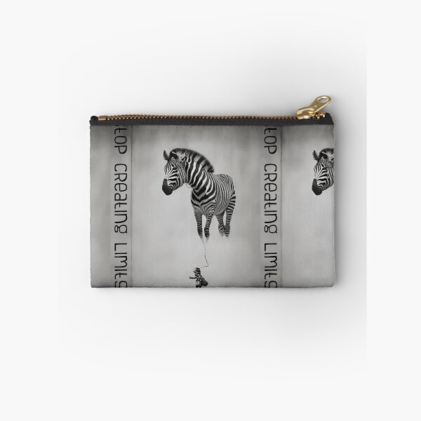 Item preview, Bansky Style Graffiti: Stop Creating Limits with Zebra Balloon designed and sold by MillennialVibe.