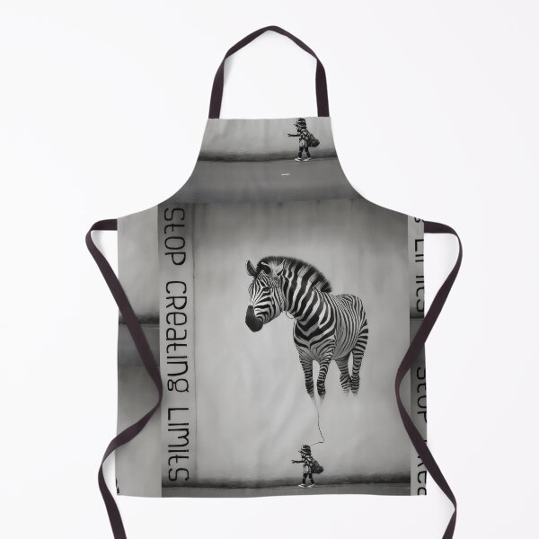 Item preview, Bansky Style Graffiti: Stop Creating Limits with Zebra Balloon designed and sold by MillennialVibe.